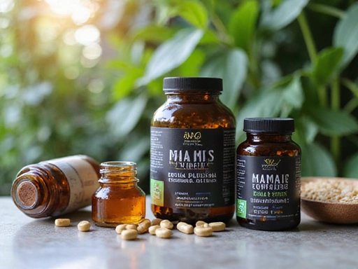 Natural men's supplements and wellness products
